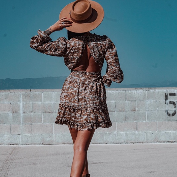 Bohemian Spell Style Animal Print Festival Dress - Picture 3 of 8